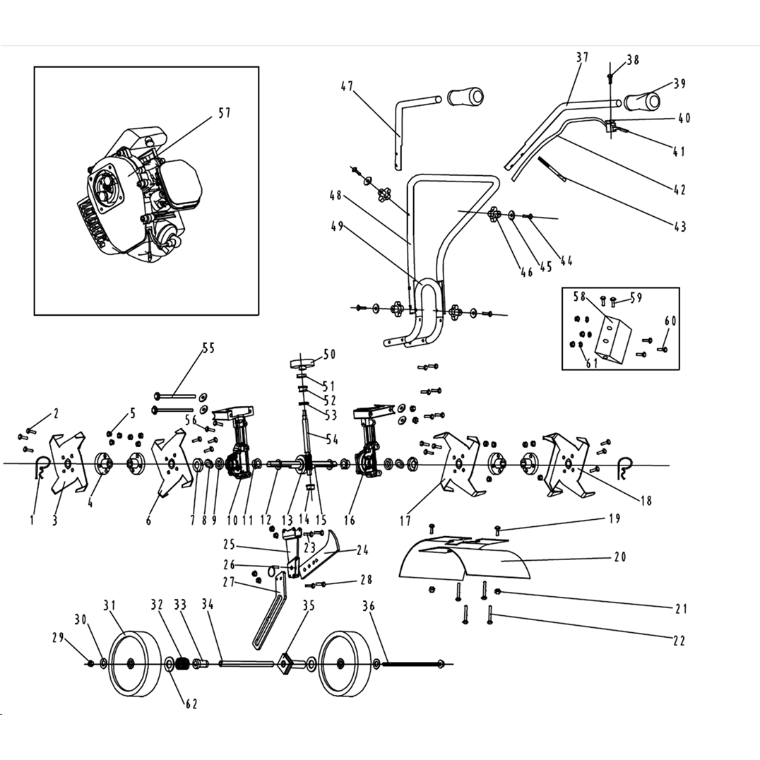 Культиватор бензиновый МКЛ-100