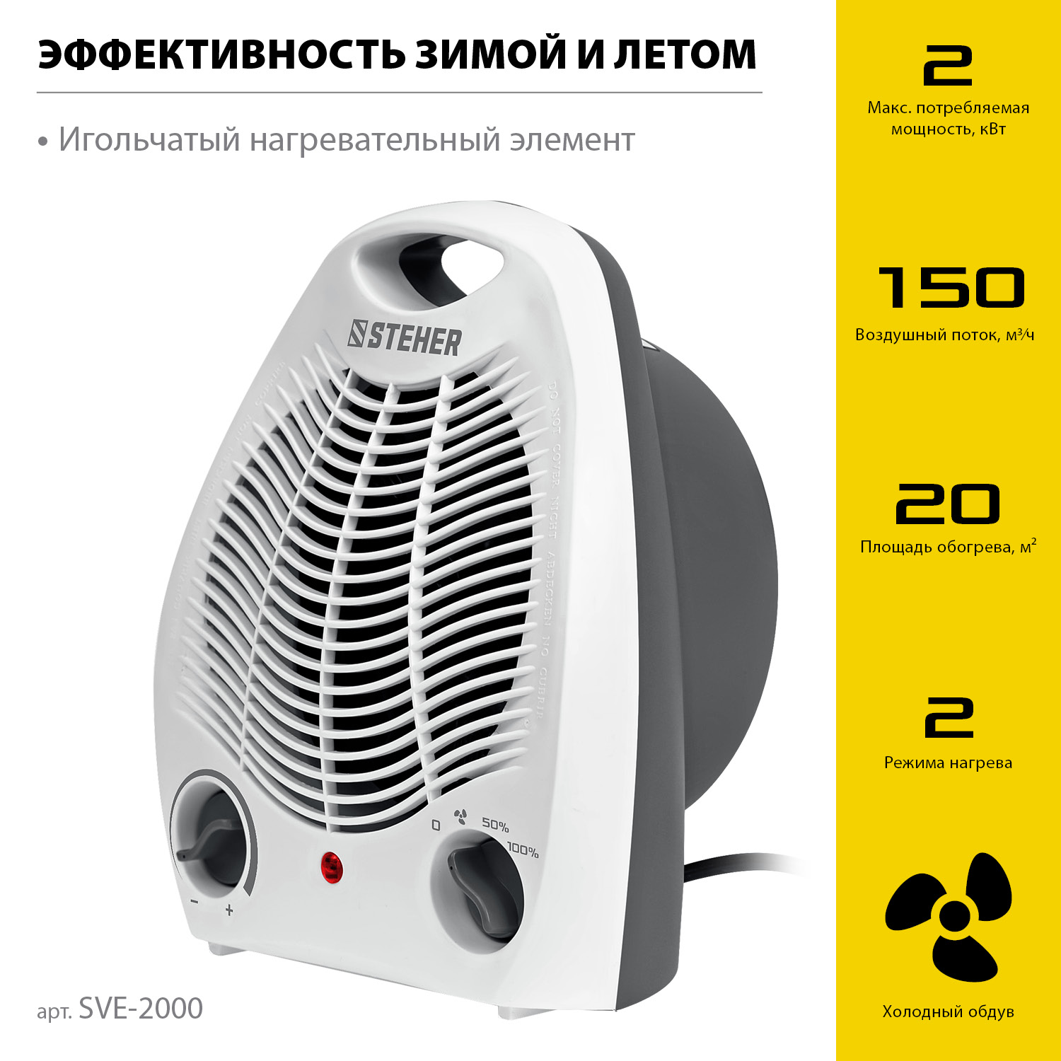 Тепловентилятор, SVE SVE-2000