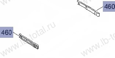 рельс-опора стеклополки