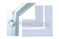 Уплотнитель двери Атлант-Минск, для холодильной камеры, 565 x 1080 мм, под планку, код 769748901813, замена 301543301003, 769748901804